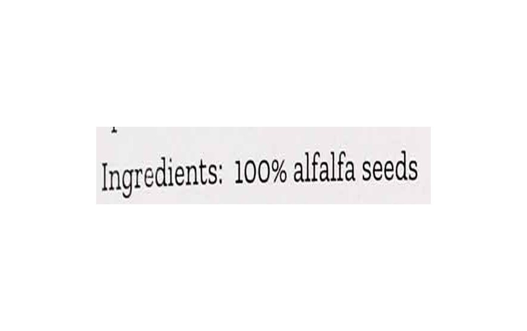 Conscious Food Alfalfa Seeds Natural Regular   Pack  200 grams